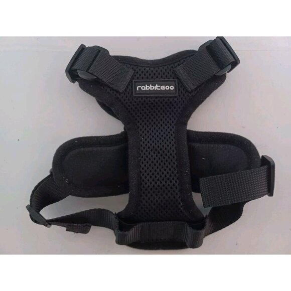 rabbitgoo Escape Proof Dog Harness Reflective Adjustable Vest Black -XS - Picture 1 of 16